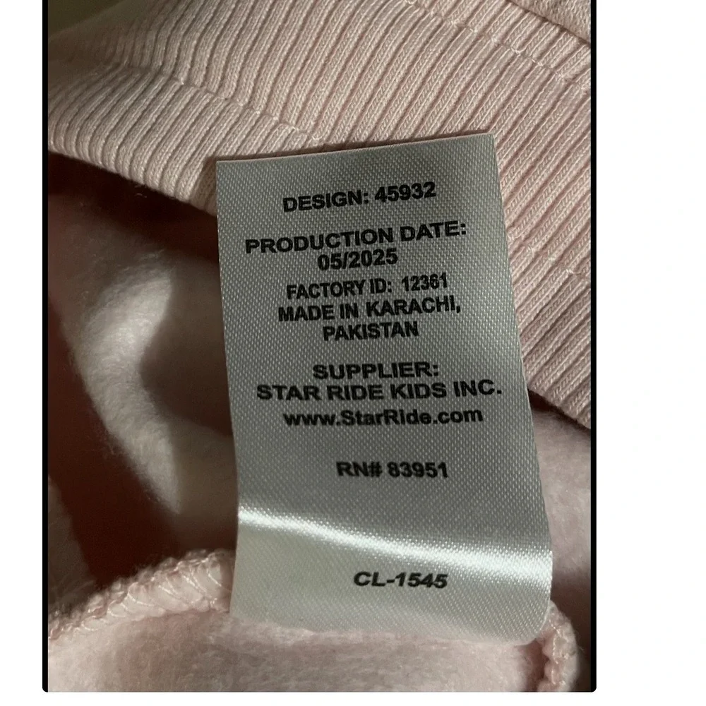 True Religion Girls Pink Flare Sweatpants Horseshoe Logo Small 7/8 Casual School